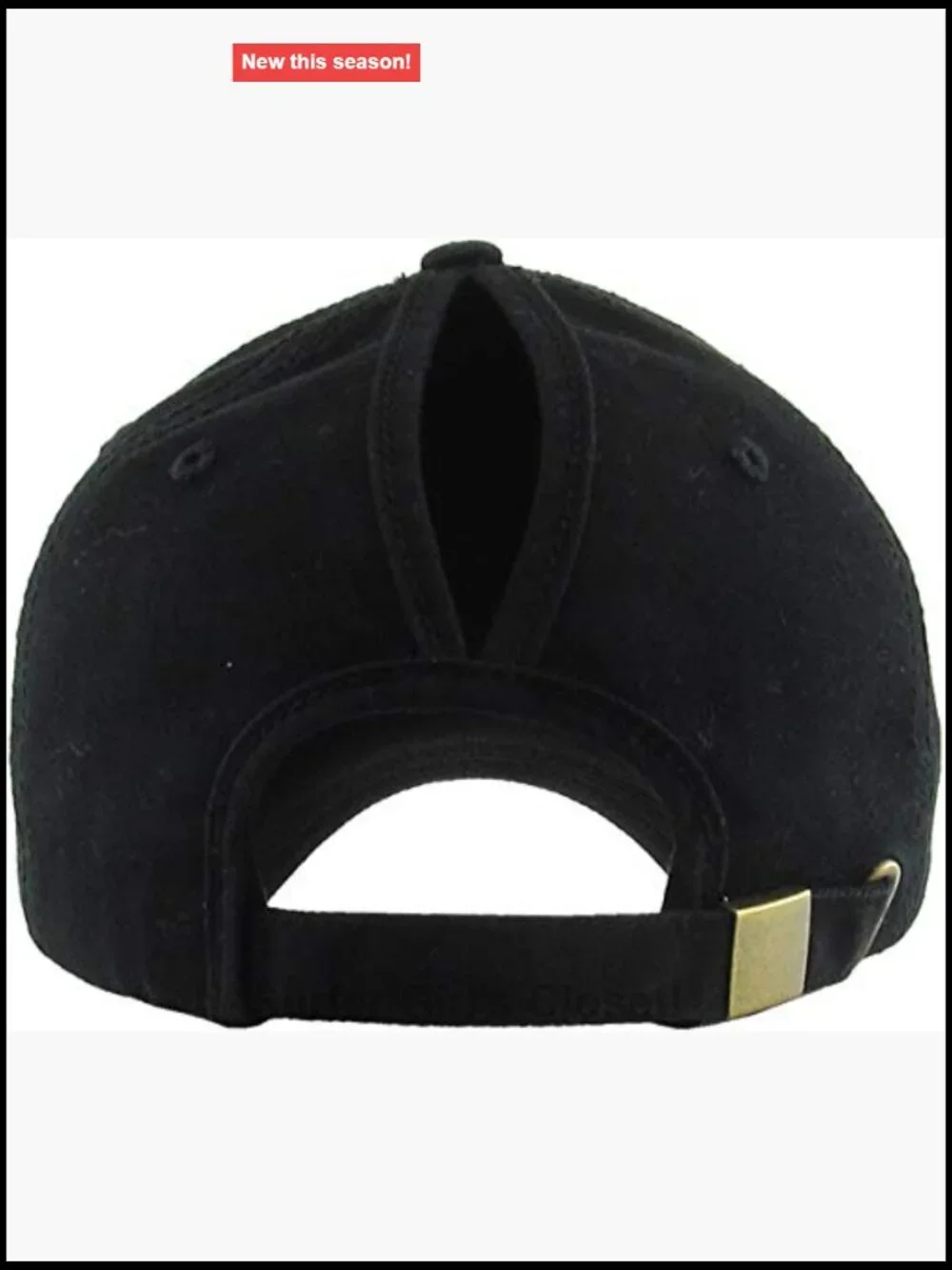 Ponytail Messy High Bun Baseball Cap Cotton Mesh Trucker Adjustable